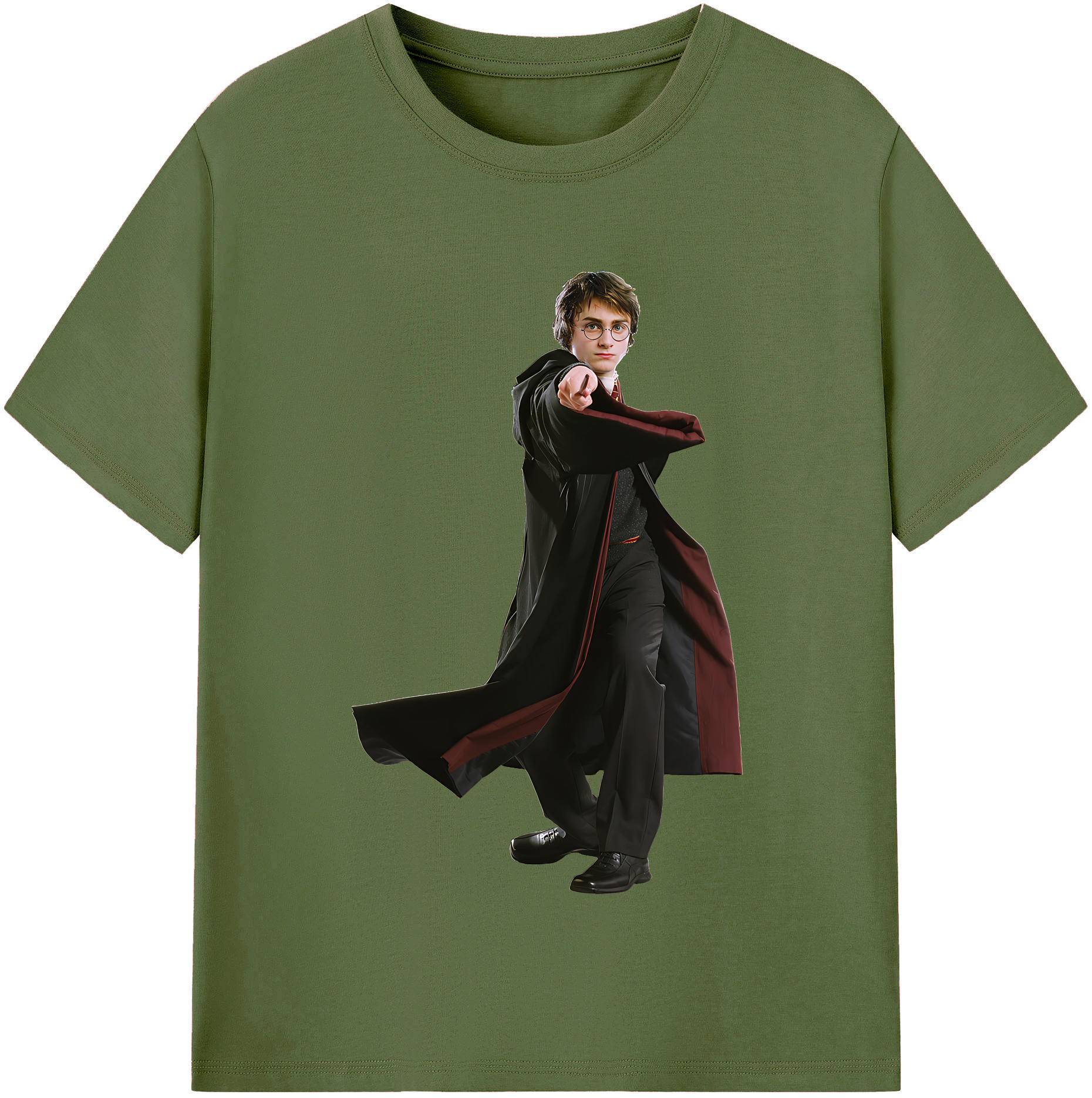 （画像用） Harry Potter ハリー・ポッターシリーズ 綿100％半袖Tシャツ（フロントプリント）